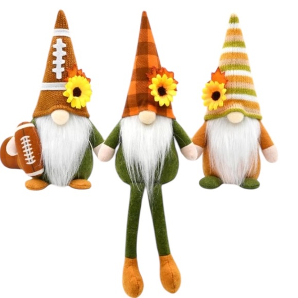 Holiday | Gnome Plush Set Autumn Set Of Three New | Poshmark